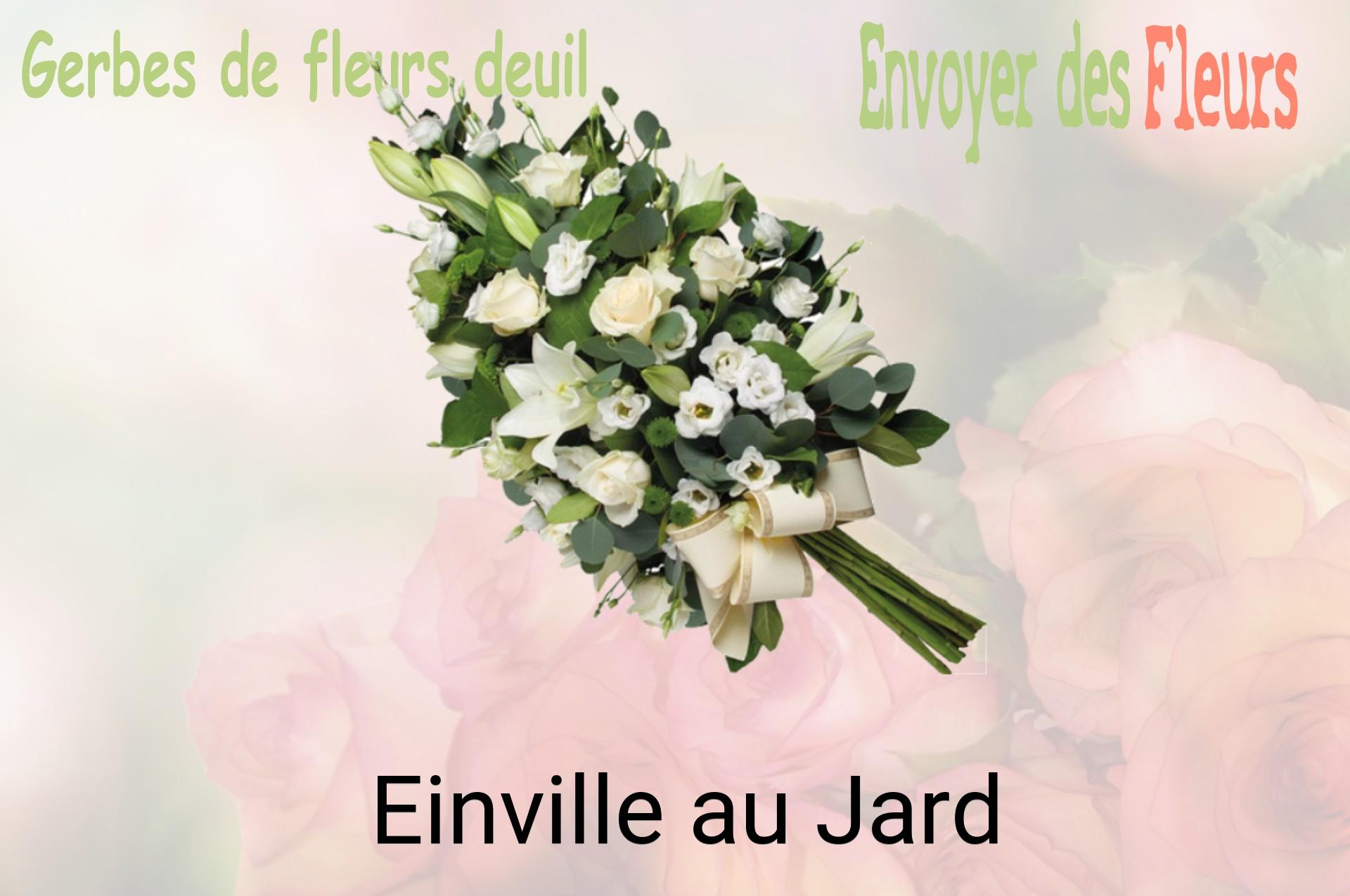 Gerbe de fleurs de deuil livrée à Einville-au-Jard